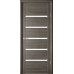 Дверное полотно ДО "ВЕНА" 800 мм матовое стекло (мателюкс) (Кедр серый (Эко-Шпон))
